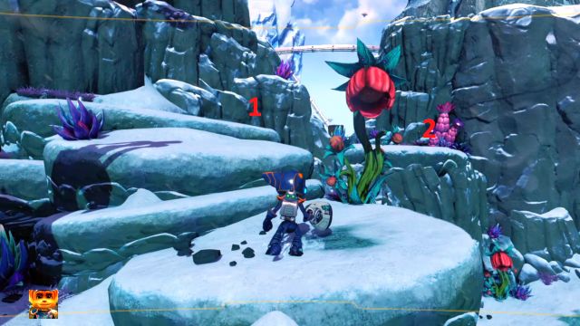 The route leading to the Gold Bolt. - Ratchet & Clank: Planet Batalia - Walkthrough - Walkthrough - Ratchet and Clank Game Guide & Walkthrough