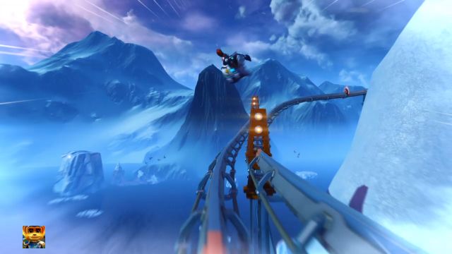 Watch out for those obstacles - hitting them will eliminate Ratchet and load a checkpoint. - Ratchet & Clank: Planet Batalia - Walkthrough - Walkthrough - Ratchet and Clank Game Guide & Walkthrough