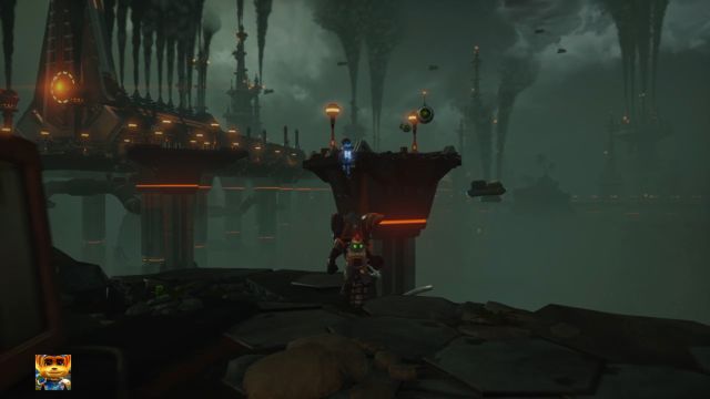 Head to the other side of the abyss. - Ratchet & Clank: Planet Quartu - Walkthrough - Walkthrough - Ratchet and Clank Game Guide & Walkthrough