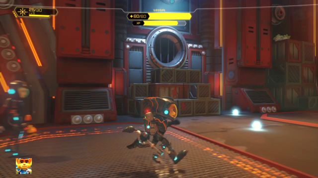 An entrance for Clank - and a Raritarium deposit located in the upper right corner. - Ratchet & Clank: Planet Quartu - Walkthrough - Walkthrough - Ratchet and Clank Game Guide & Walkthrough