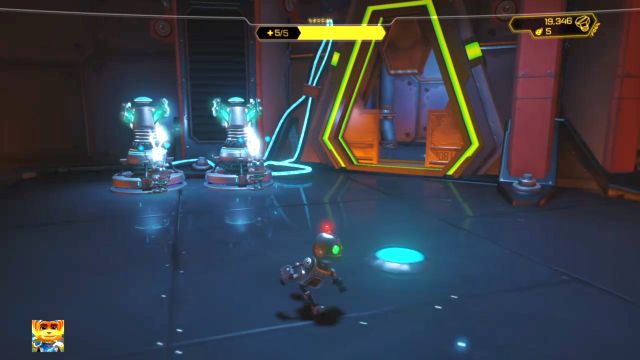 There are bombs inside of the room. - Ratchet & Clank: Planet Quartu - Walkthrough - Walkthrough - Ratchet and Clank Game Guide & Walkthrough