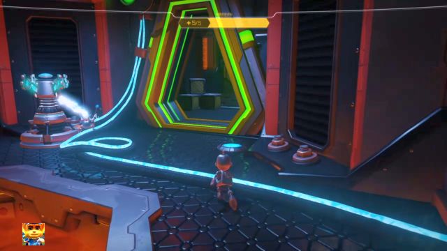 An unlocked passage to the next room. - Ratchet & Clank: Planet Quartu - Walkthrough - Walkthrough - Ratchet and Clank Game Guide & Walkthrough