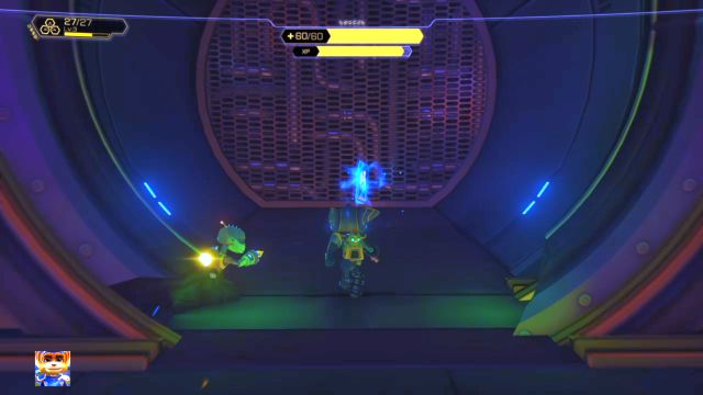 A RYNO card located behind the gate. - Ratchet & Clank: Planet Quartu - Walkthrough - Walkthrough - Ratchet and Clank Game Guide & Walkthrough