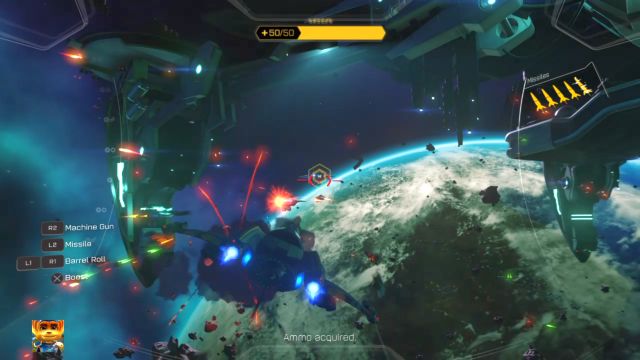 Make use of a moment of relative peace to resupply on rockets. - Ratchet & Clank: Deplanetizer - Walkthrough - Walkthrough - Ratchet and Clank Game Guide & Walkthrough