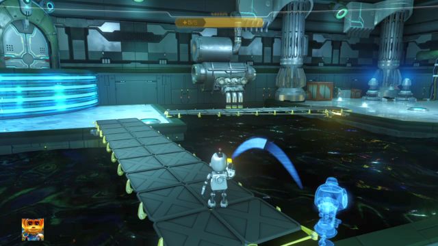 Set up a triangle of bridges again. - Ratchet & Clank: Deplanetizer - Walkthrough - Walkthrough - Ratchet and Clank Game Guide & Walkthrough