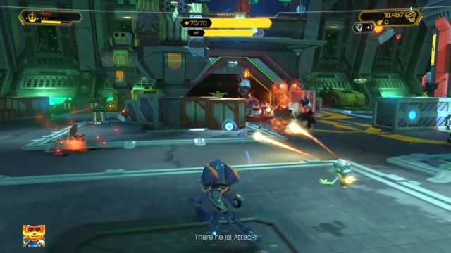Prepare for a long battle. - Ratchet & Clank: Deplanetizer - Walkthrough - Walkthrough - Ratchet and Clank Game Guide & Walkthrough