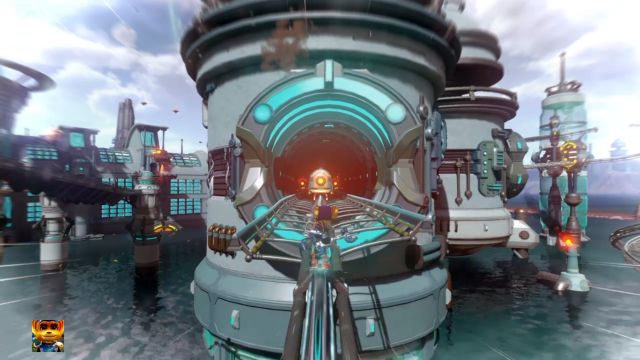 A lot of jumping awaits you in this tunnel. - Ratchet & Clank: Planet Kalebo 3 - Walkthrough - Walkthrough - Ratchet and Clank Game Guide & Walkthrough