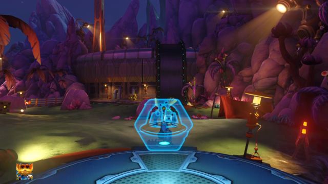 To get to the Gold Bolt you must climb the magnetic ramp. - Ratchet & Clank: Gold Bolts - list - Collectibles - Ratchet and Clank Game Guide & Walkthrough