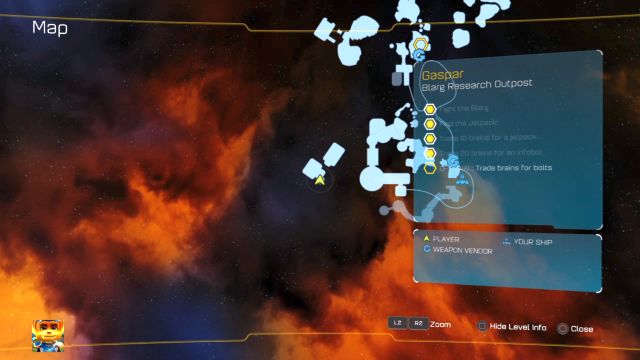 To collect the first (and every single other) bolt on this planet, you must first acquire the Jetpack - you should focus on completing all the quests on this planet before trying to acquire collectibles - Ratchet & Clank: Gold Bolts - list - Collectibles - Ratchet and Clank Game Guide & Walkthrough