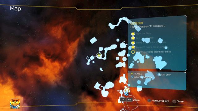 The location of the third bolt on this planet. - Ratchet & Clank: Gold Bolts - list - Collectibles - Ratchet and Clank Game Guide & Walkthrough