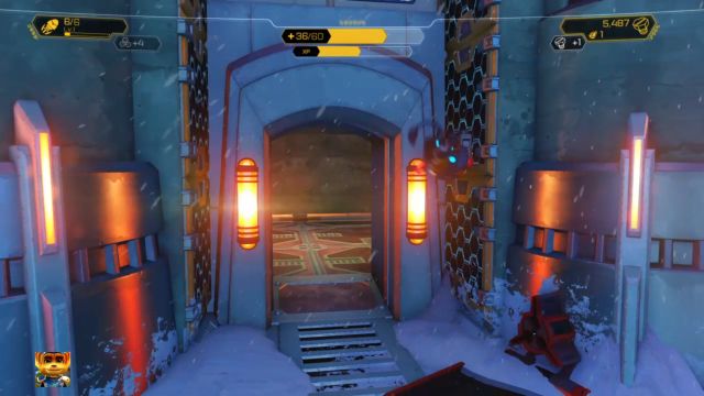 Walls you must use to get to the Gold Bolt. - Ratchet & Clank: Gold Bolts - list - Collectibles - Ratchet and Clank Game Guide & Walkthrough
