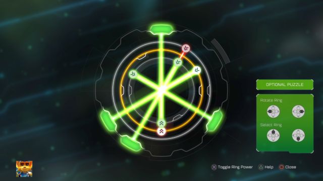 The solution to the Trespasser Puzzle. - Ratchet & Clank: Gold Bolts - list - Collectibles - Ratchet and Clank Game Guide & Walkthrough