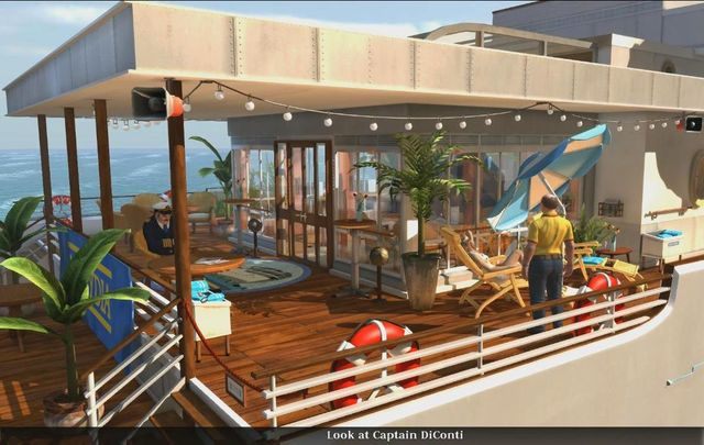 Conversation on the stern - Murder on the Mediterranean | Chapter 2 - Ah, Venice! - Chapter 2 - Ah, Venice! - The Raven Remastered Game Guide