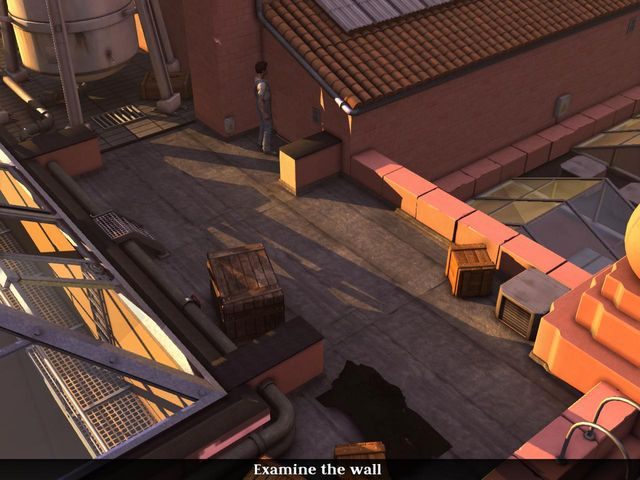 Examining the roof - In front of the museum | Chapter 8 - Cairo (part 2) - Chapter 8 - Cairo (part 2) - The Raven Remastered Game Guide