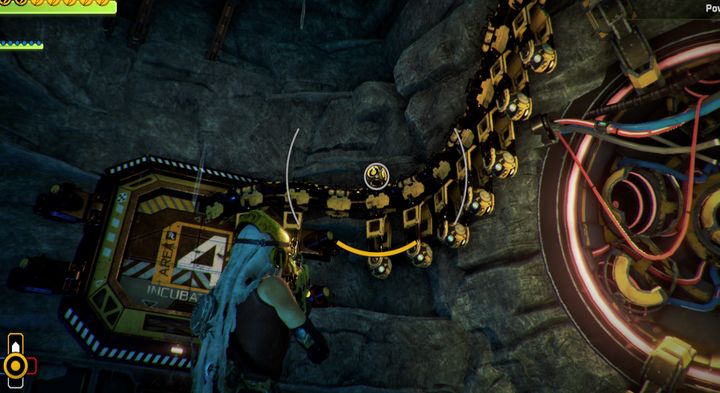 One of the switches. - Mission 7: Top Secret | Walkthrough - Walkthrough - ReCore Game Guide