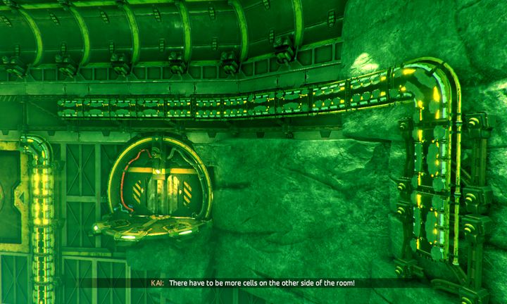 Once you destroy the first four cells, the way to the next ones will be unlocked. - Mission 7: Top Secret | Walkthrough - Walkthrough - ReCore Game Guide