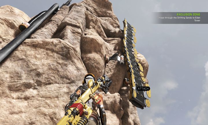 You need Seth to reach the first core - Mission 8: Exclusion Zone | Walkthrough - Walkthrough - ReCore Game Guide