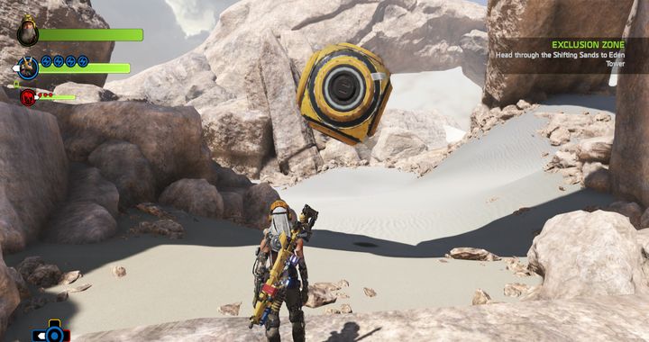 Youll need three Cellbots to retrieve the core - Mission 8: Exclusion Zone | Walkthrough - Walkthrough - ReCore Game Guide