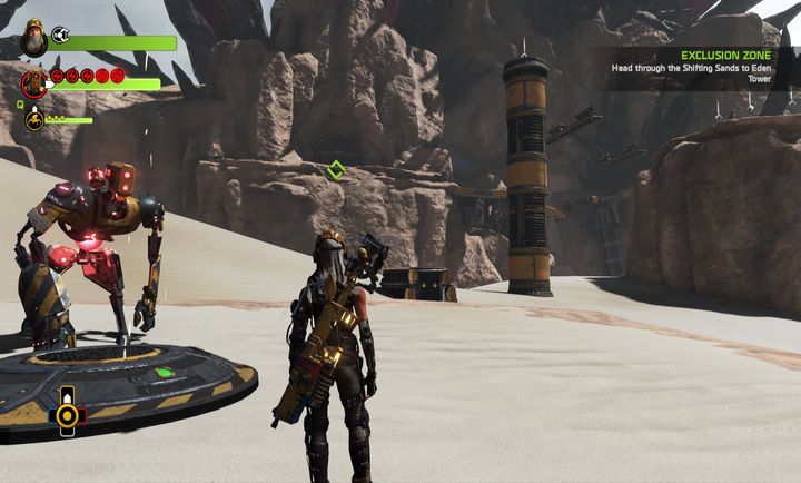 Use Duncans and Seths abilities to reach your destination easily - Mission 8: Exclusion Zone | Walkthrough - Walkthrough - ReCore Game Guide