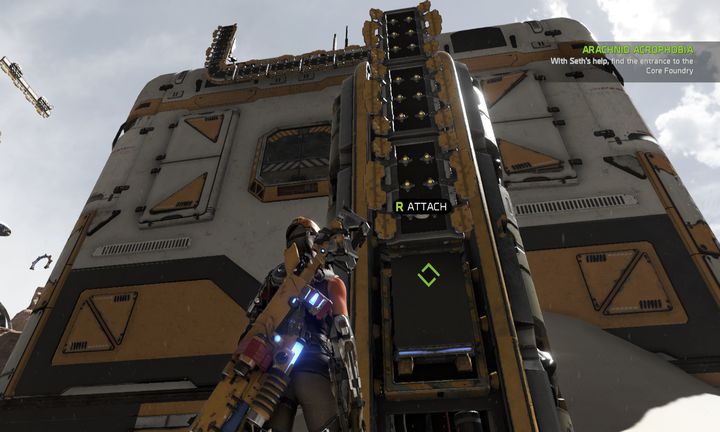 You can reach previously inaccessible locations using Seths special ability. - Mission 6: Arachnid Acrophobia | Walkthrough - Walkthrough - ReCore Game Guide