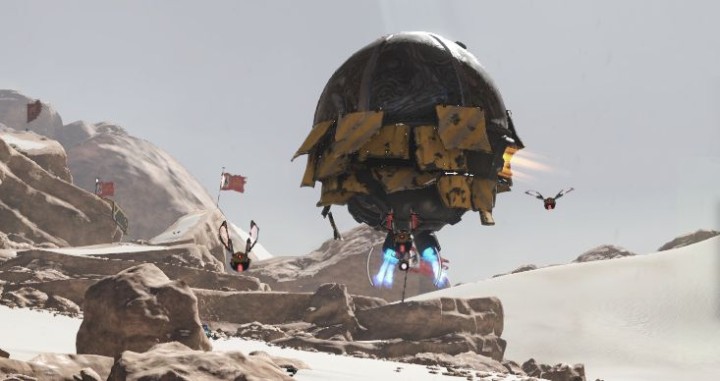 Even if Scavenger Corebyte is completely harmless, the units sent by him can be dangerous for a careless player - Mission 1: On the Hunt | Walkthrough - Walkthrough - ReCore Game Guide