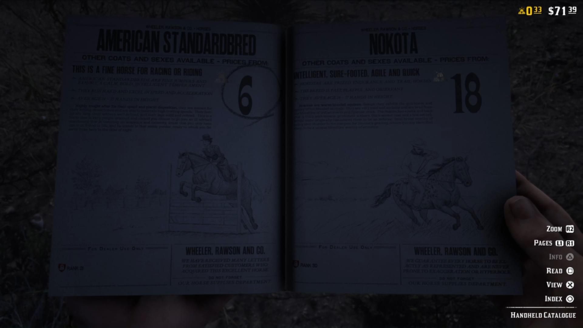 The handheld catalogue allows you to purchase various items while you are out in the wilderness - Starting Tips for Red Dead Online - Basics - Red Dead Online Guide