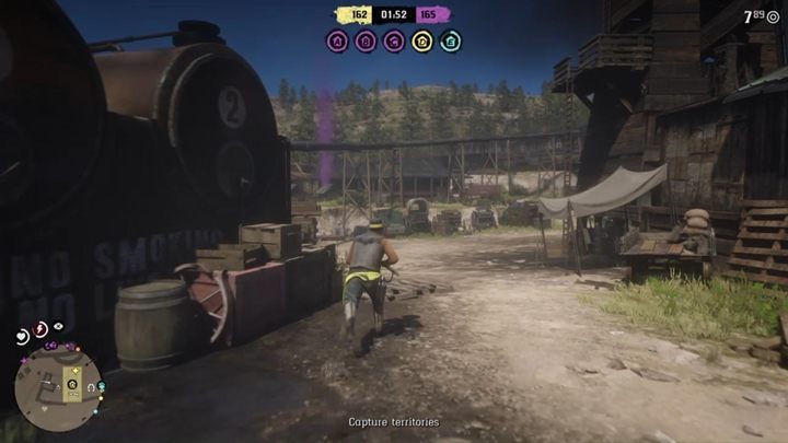 Cooperate with other players to capture points on the arena - Red Dead Online Guide