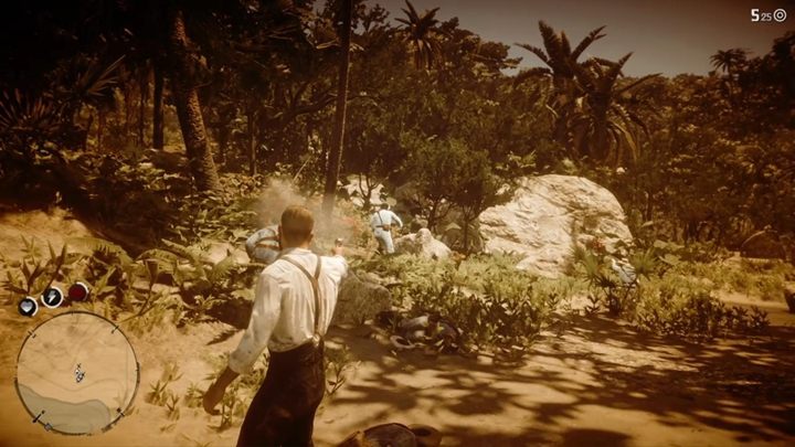 Assault and kill the guards - Red Dead Redemption 2: Welcome to the New World - walkthrough - Red Dead Redemption 2: Chapter 5 - Guarma - Red Dead Redemption 2 Guide