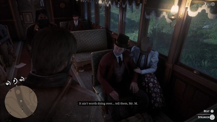 Enter the passengers car - Red Dead Redemption 2: Pouring Forth Oil - walkthrough - Red Dead Redemption 2: Chapter 2 - Horseshoe Overlook - Red Dead Redemption 2 Guide