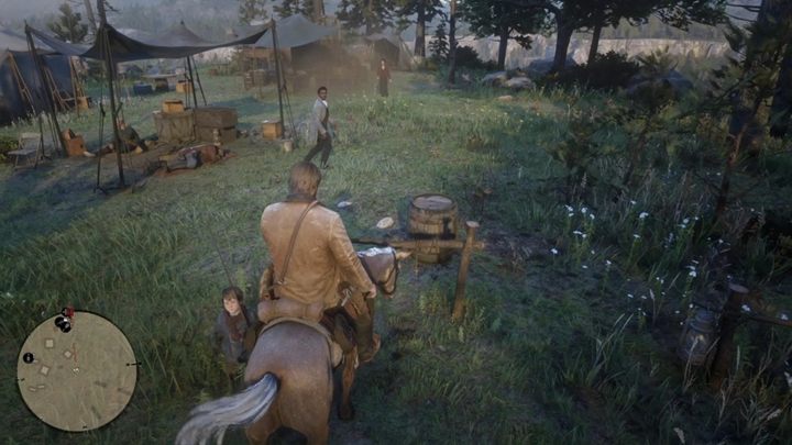 How to unlock: Speak with Abigail in the gang hideout - Red Dead Redemption 2: A Fisher of Men - walkthrough - Red Dead Redemption 2: Chapter 2 - Horseshoe Overlook - Red Dead Redemption 2 Guide