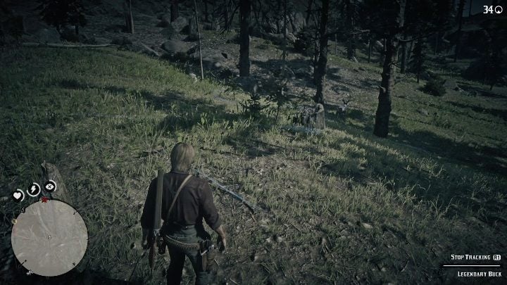 Take long-range weapons with you to fight deer - Red Dead Redemption 2: Legendary Deer - maps, tips - Red Dead Redemption 2: Legendary Animals - Red Dead Redemption 2 Guide