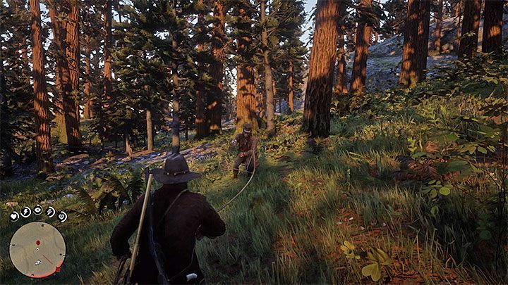 You can recognize Otis Skinner by his top-hat - Red Dead Redemption 2: Otis Skinner - Bounty Hunting Mission - Red Dead Redemption 2: Blackwater - Red Dead Redemption 2 Guide