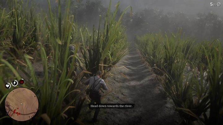 At this point, you will have 2 minutes to get out of the enemy base with Javier - a gold medal requirement in this mission - Red Dead Redemption 2: A Kind and Benevolent Despot - walkthrough - Red Dead Redemption 2: Chapter 5 - Guarma - Red Dead Redemption 2 Guide