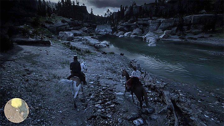After the cut-scene, push one of the barrels - Red Dead Redemption 2: Oh, Brother - walkthrough, map - Red Dead Redemption 2: Side quests - Red Dead Redemption 2 Guide