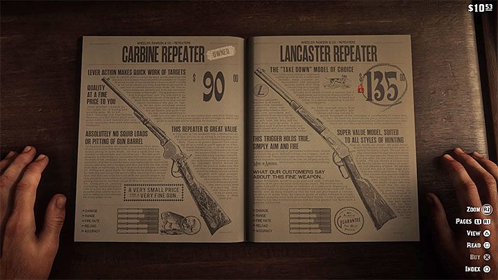 In our opinion, repeater carbines are the most interesting option for the majority of the fights in the game - Red Dead Redemption 2: The best weapons guide - Red Dead Redemption 2: Game basics - Red Dead Redemption 2 Guide