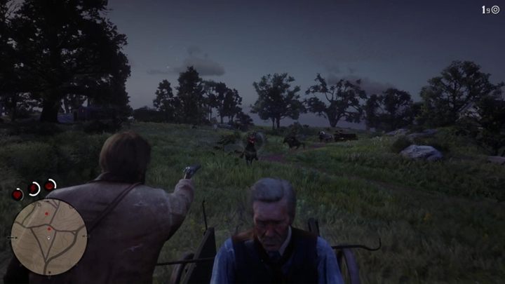 Hosea is in trouble - go down and shoot the enemy who captured your friend - Red Dead Redemption 2: Advertising, the New American Art 1-2 - walkthrough - Red Dead Redemption 2: Chapter 3 - Clemens Point - Red Dead Redemption 2 Guide