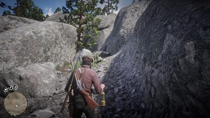 Go through the passage and move up - Red Dead Redemption 2: The Strange Statues Puzzle guide - map, tips - Red Dead Redemption 2: Other Secrets and collectibles - Red Dead Redemption 2 Guide