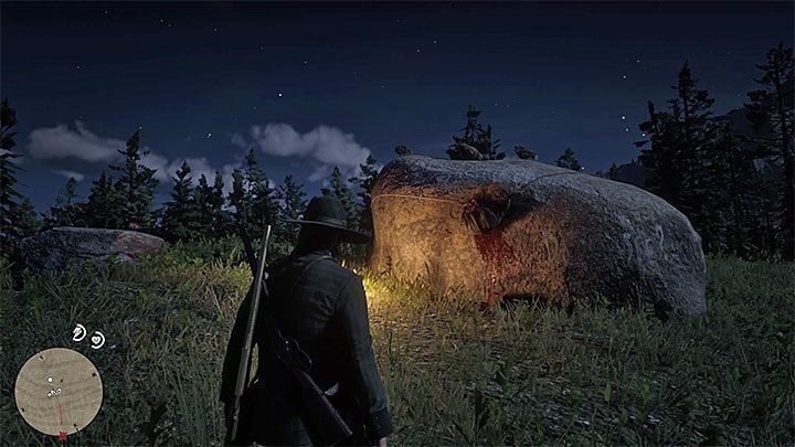 The third crime scene is located a short distance south of Wallace Station railway station - Red Dead Redemption 2: American Dreams - walkthrough, map - Red Dead Redemption 2: Side quests - Red Dead Redemption 2 Guide