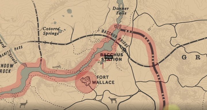 You can find this Carving near the Bacchus Station - Red Dead Redemption 2: Rock carvings - where to find all of them? Maps - Red Dead Redemption 2: Dinosaur bones and Rock Carvings - Red Dead Redemption 2 Guide