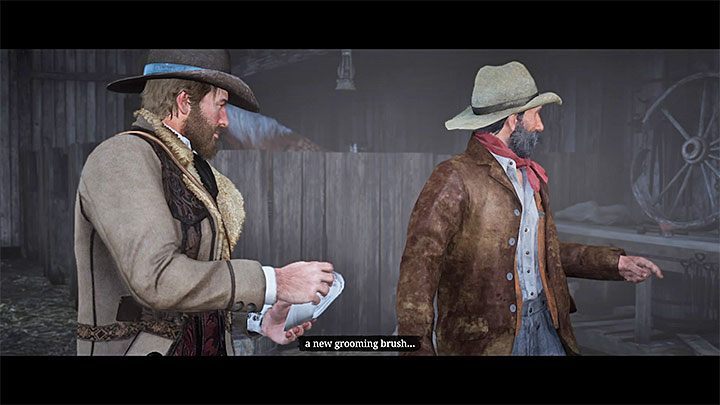 1 - Red Dead Redemption 2: Cleaning the horse - how to get a brush? - Red Dead Redemption 2: Exploring the game world - Red Dead Redemption 2 Guide