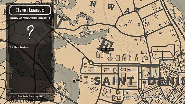 Then, read the Invitation from Mayor Lemieux from your inventory - Red Dead Redemption 2: Idealism and Pragmatism for Beginners - walkthrough, map - Red Dead Redemption 2: Side quests - Red Dead Redemption 2 Guide