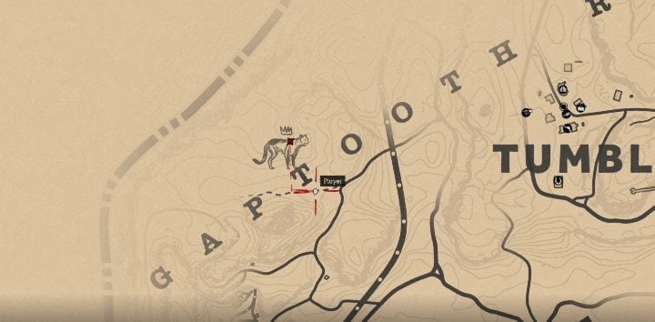 1 - Red Dead Redemption 2: Legendary Cougar - maps, tips - Red Dead Redemption 2: Legendary Animals - Red Dead Redemption 2 Guide