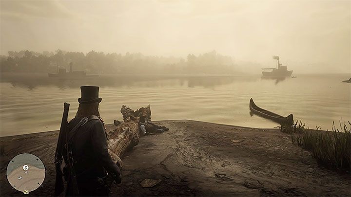 Meet Leopold Strauss in the gang hideout in the swamps - this hideout is available in chapter 4 - Red Dead Redemption 2: Money Lending and Other Sins 5 - walkthrough, map - Red Dead Redemption 2: Side quests - Red Dead Redemption 2 Guide
