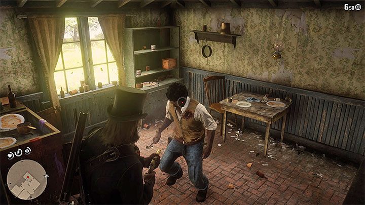 Follow the drunk man to the main building of the homestead - Red Dead Redemption 2: Money Lending and Other Sins 5 - walkthrough, map - Red Dead Redemption 2: Side quests - Red Dead Redemption 2 Guide