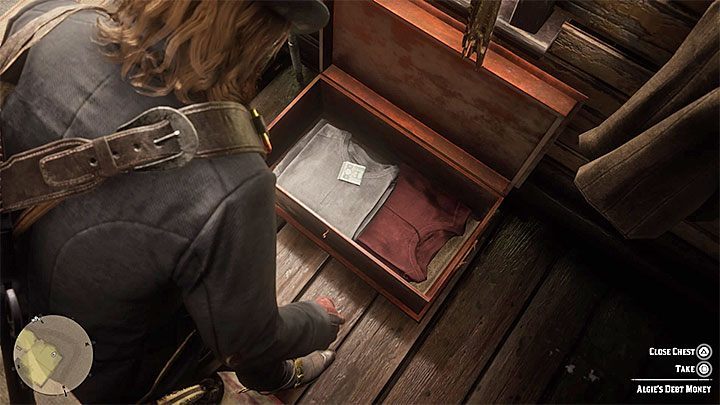 Your new objective is to search the house and look for the stash - Red Dead Redemption 2: Money Lending and Other Sins 5 - walkthrough, map - Red Dead Redemption 2: Side quests - Red Dead Redemption 2 Guide