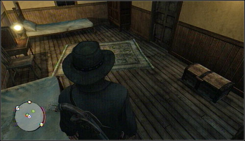 To save the game in a room, you have to go to bed - Basics - How to save the game? - Basics - Red Dead Redemption - Game Guide and Walkthrough