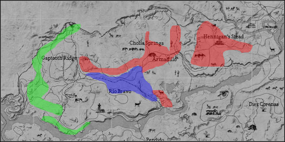 2 - Maps - Flora - Maps - Red Dead Redemption - Game Guide and Walkthrough