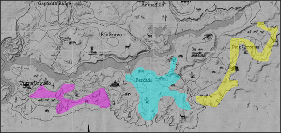 3 - Maps - Flora - Maps - Red Dead Redemption - Game Guide and Walkthrough