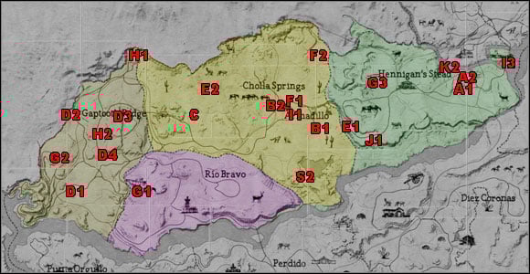 1 - Maps - Strangers - Maps - Red Dead Redemption - Game Guide and Walkthrough