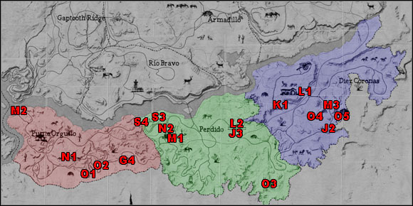 2 - Maps - Strangers - Maps - Red Dead Redemption - Game Guide and Walkthrough